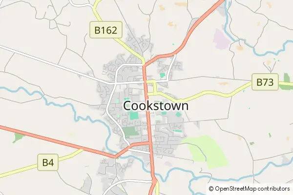 Karte Cookstown
