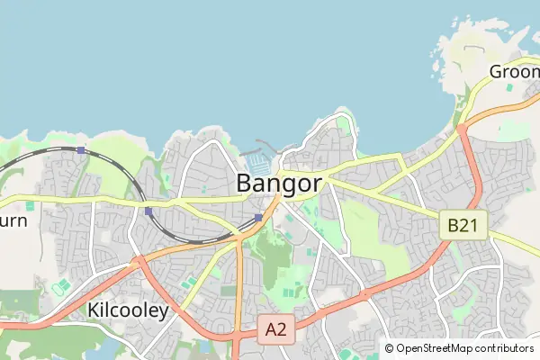 Karte Bangor