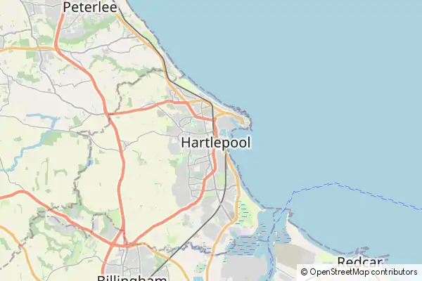 Karte Hartlepool