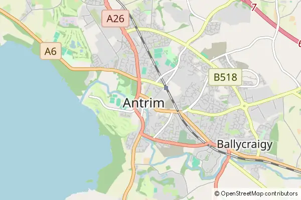 Karte Antrim