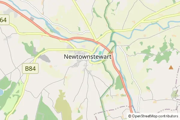 Karte Newtownstewart