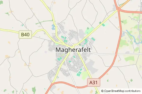 Karte Magherafelt