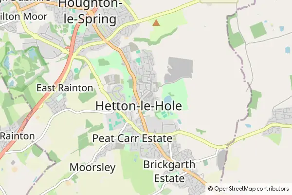 Karte Hetton-Le-Hole