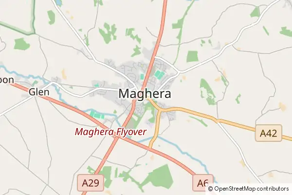 Karte Maghera