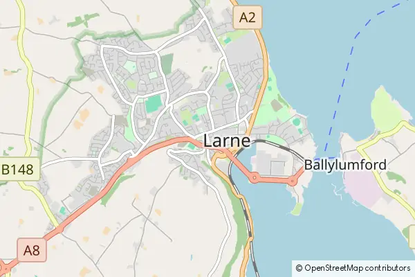 Karte Larne