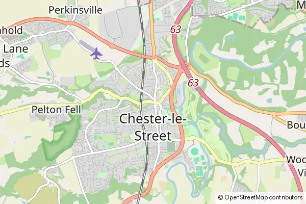 Karte Chester-le-Street