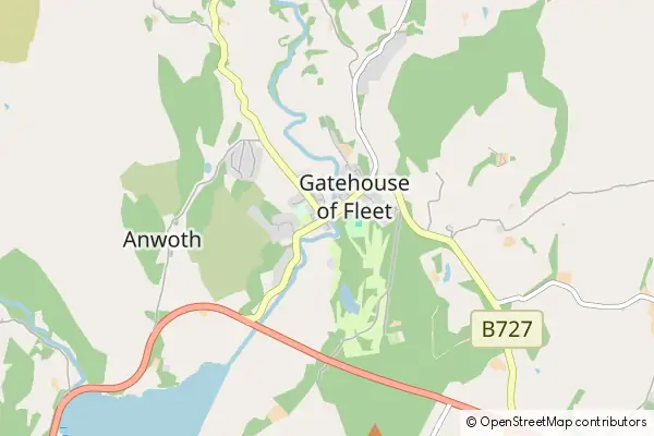 Karte Gatehouse of Fleet