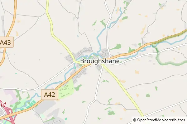 Karte Broughshane