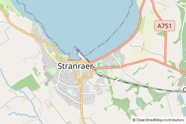 Karte Stranraer