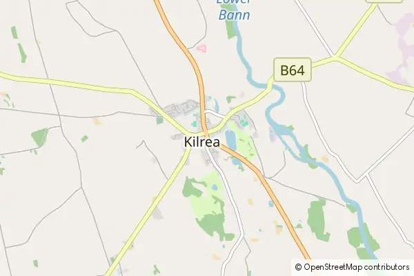 Karte Kilrea