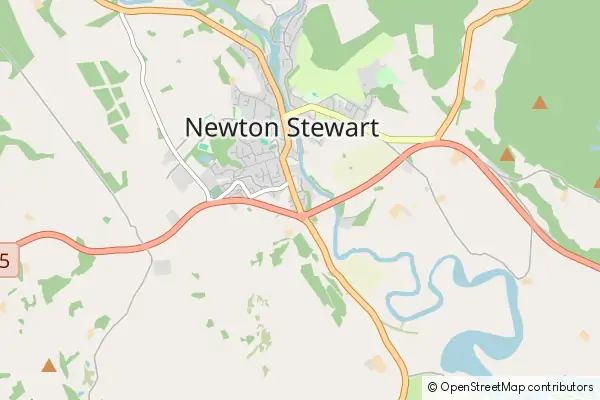 Karte Newton Stewart