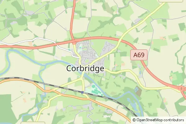 Karte Corbridge