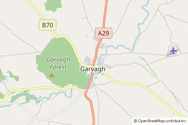 Karte Garvagh