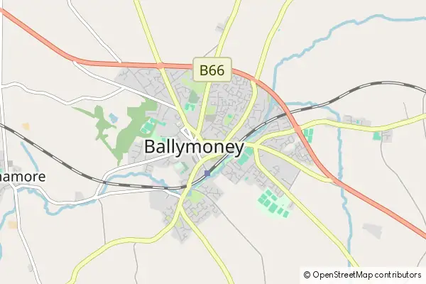 Karte Ballymoney