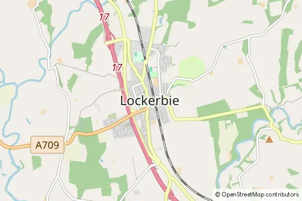 Karte Lockerbie