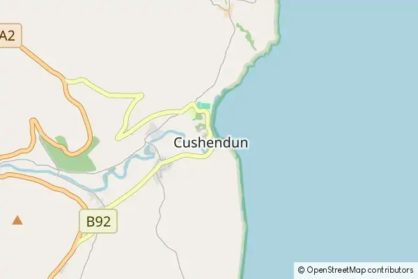 Karte Cushendun