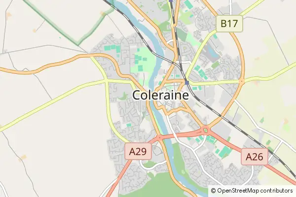 Karte Coleraine