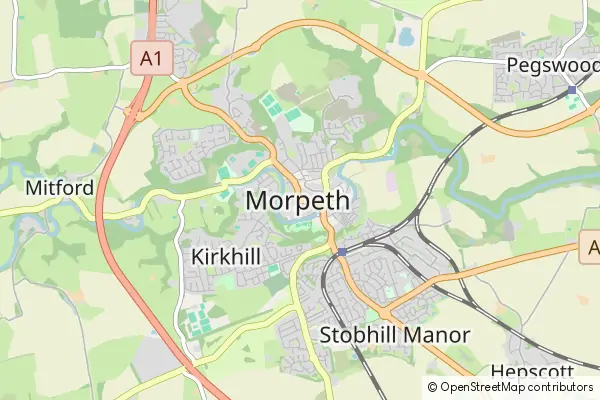 Karte Morpeth