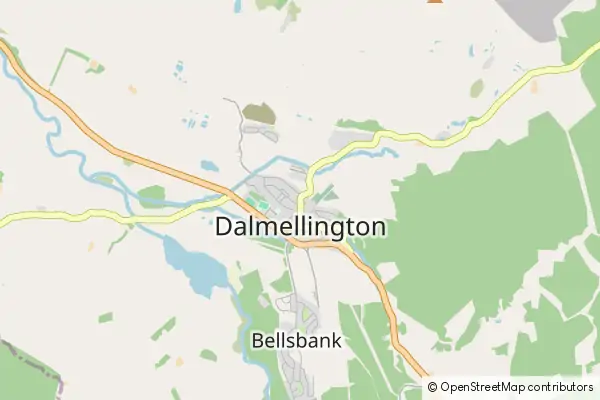 Karte Dalmellington