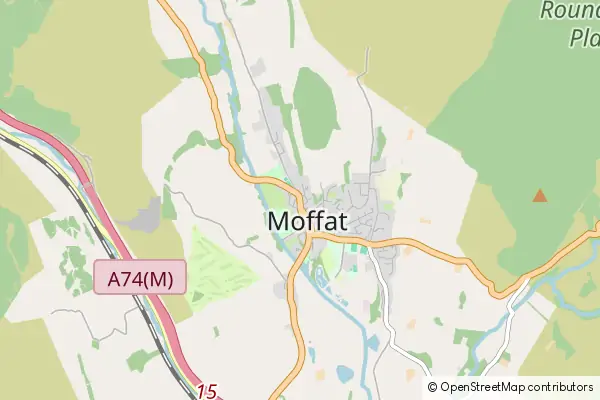 Karte Moffat