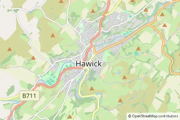 Karte Hawick