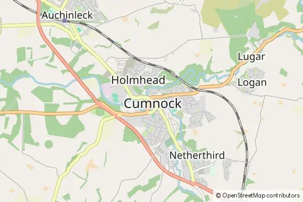 Karte Cumnock