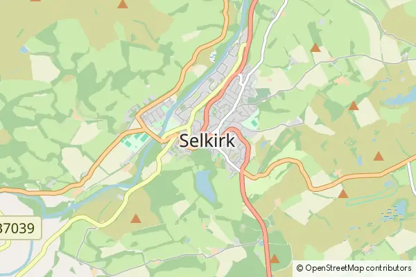 Karte Selkirk