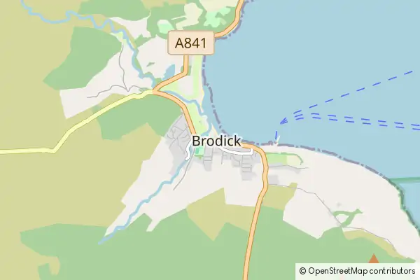 Karte Brodick