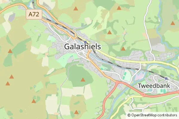 Karte Galashiels