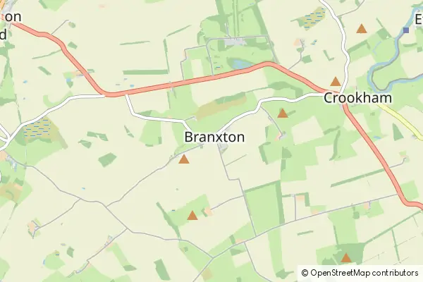 Karte Branxton