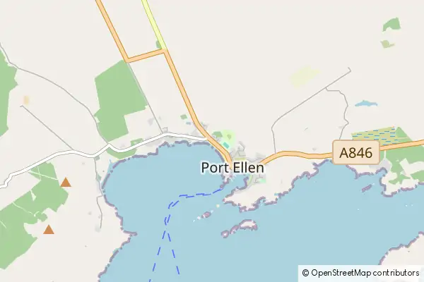 Karte Port Ellen