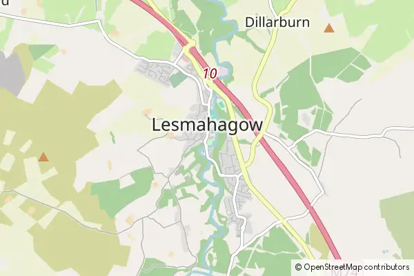 Karte Lesmahagow