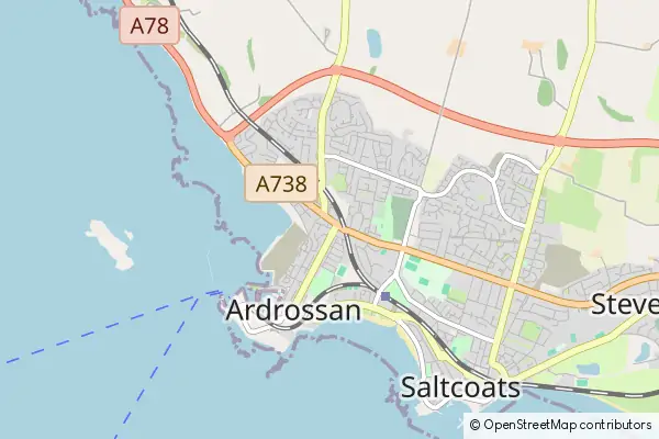 Karte Ardrossan