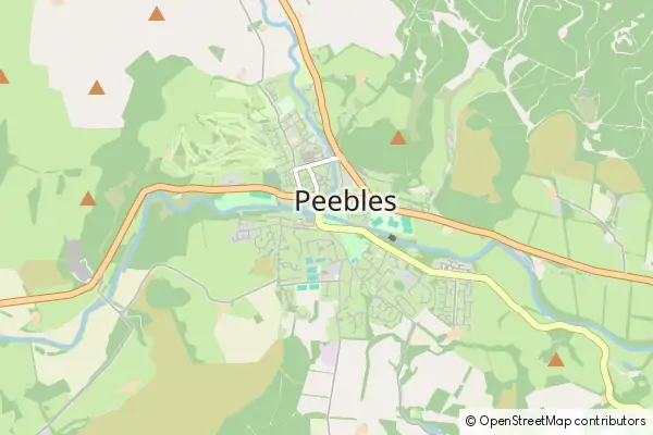 Karte Peebles