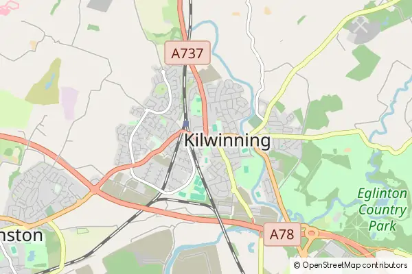 Karte Kilwinning