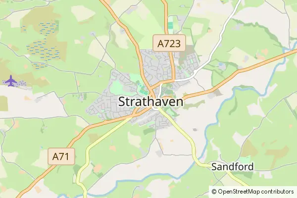 Karte Strathaven