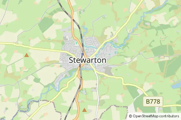 Karte Stewarton