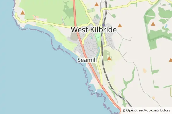 Karte West Kilbride