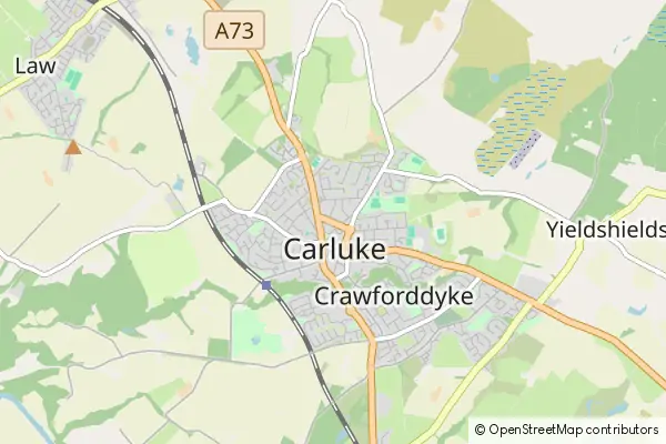 Karte Carluke