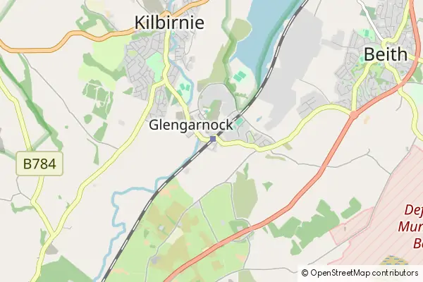 Karte Glengarnock