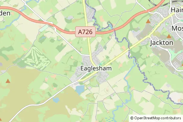 Karte Eaglesham
