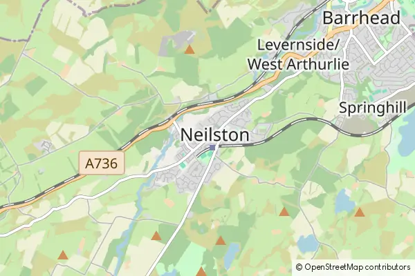 Karte Neilston