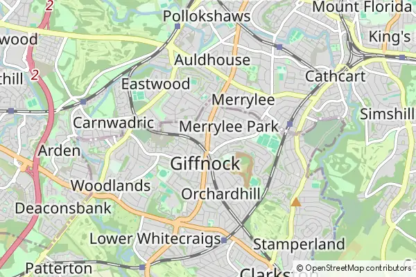 Karte Giffnock