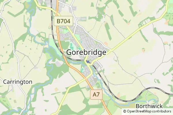 Karte Gorebridge
