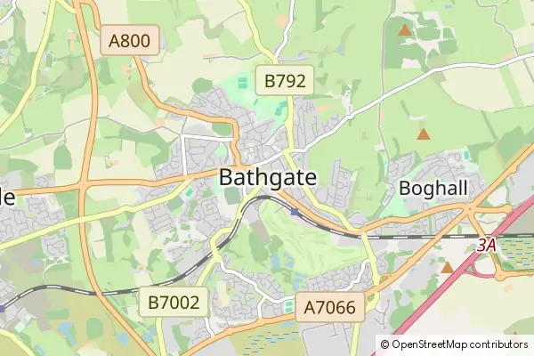 Karte Bathgate