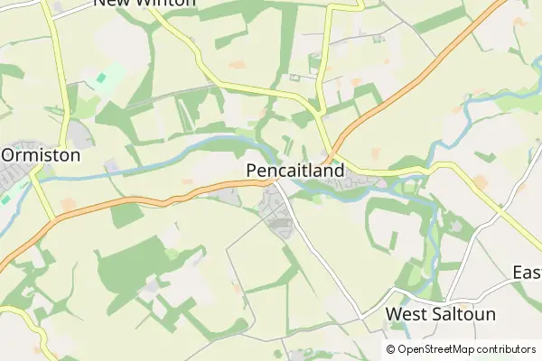 Karte Pencaitland