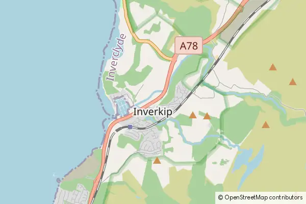 Karte Inverkip