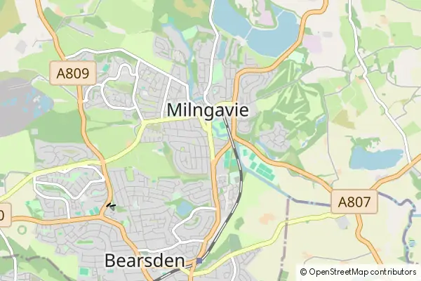 Karte Milngavie