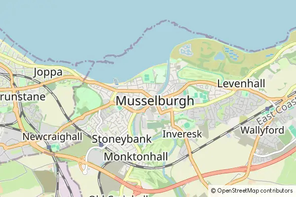 Karte Musselburgh