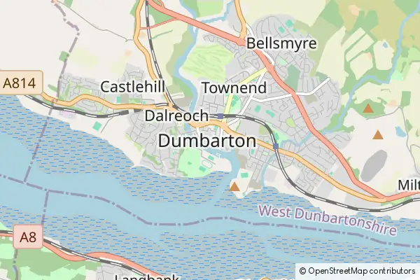 Karte Dumbarton